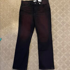 Morrison Dark wine Straight-Leg Jeans size 31 NWT